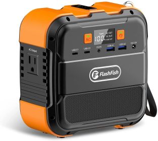 Portable Power Station, 98Wh/26400mAh Solar Generator Backup Power Battery Pack With AC/DC/Type-c/USB/Flashlight