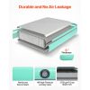 Inflatable Floating Dock, 15 x 6 FT Inflatable Dock Platform, Non-Slip Water Air Mat with Portable Carrying Bag and Detachable Ladder