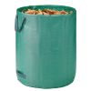 3-Pack 72 Gallon Reusable Yard Waste Bag, Large Lawn Garden Bags, Heavy Duty Collapsible Garden Leaf Trash Container, Stand-Up Grass Clipping Bin